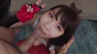 Deepfake not Twice Momo cosplay blowjob